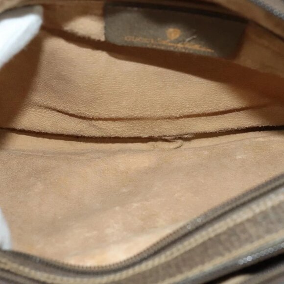 GUCCI GG Supreme Web Sherry Line Shoulder Bag PVC Beige 904 02 049 Auth yk18789 - Picture 10 of 16